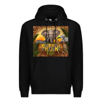 Black safari life Premium Hoodie - TumblerDesignByShophia