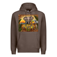 Coffee safari life Premium Hoodie - TumblerDesignByShophia