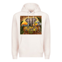Pale Pink safari life Premium Hoodie - TumblerDesignByShophia