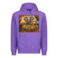 Purple safari life Premium Hoodie - TumblerDesignByShophia