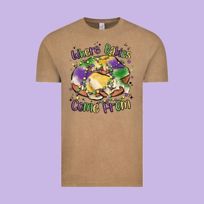 Where Babies Come From Vintage Tee Designed By Maliassmallbusiness