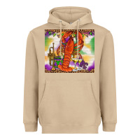 Mushroom Mardi Gras Crawfish Tumbler Heavyweight Hoodie - HowdyJamesFarm