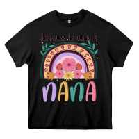 Black happiness is being a nana Heavy Core Tee - JahusDesignShop