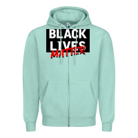 Seafoam Black Lives Matter Zipper Hoodie - Bettercallsaul