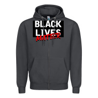 Smoke Black Lives Matter Zipper Hoodie - Bettercallsaul