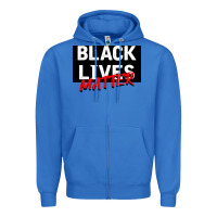 True Royal Black Lives Matter Zipper Hoodie - Bettercallsaul