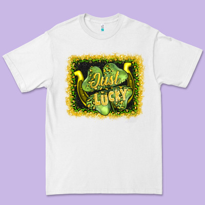 Just Lucky Premium Tee Designed By Adodesignshop