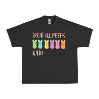 Pigment Black treat all peeps with kindness Urban Heavy Tee - MaliasSmallBusiness