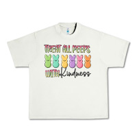 Pistachio treat all peeps with kindness Urban Heavy Tee - MaliasSmallBusiness