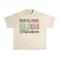 Sandshell treat all peeps with kindness Urban Heavy Tee - MaliasSmallBusiness