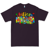 Plum autism mama Premium Tee - Artiststas