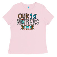Bubblegum Pink our 1 st mother's day Ladies Tee - CowhideDigitalArt