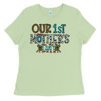 Matcha our 1 st mother's day Ladies Tee - CowhideDigitalArt