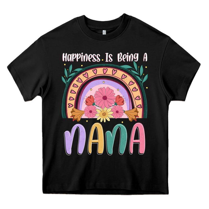 Happiness Is Being A Nana Heavy Core Tee by JahusDesignShop | Teevron