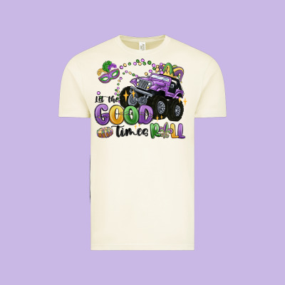 Let The Good Times Roll Vintage Tee Designed By Maliassmallbusiness