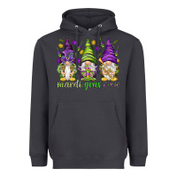 Smoke Mardi Gras crew with gnomies Heavyweight Hoodie - HowdyJamesFarm