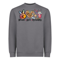 Storm peace love nursing Heavyweight Sweatshirt - MaliasSmallBusiness