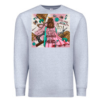 Heather Grey i rescue craft supplies i'm not a hoarder i'm hero Premium Sweatshirt - TumblerDesignByShophia