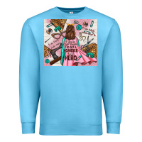 Ocean Blue i rescue craft supplies i'm not a hoarder i'm hero Premium Sweatshirt - TumblerDesignByShophia