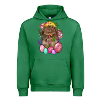 Emerald Rabbit And Carrot Easter Urban Hoodie - BundleAndBundleShop
