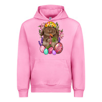 Fuchsia Pink Rabbit And Carrot Easter Urban Hoodie - BundleAndBundleShop