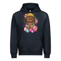 Navy Rabbit And Carrot Easter Urban Hoodie - BundleAndBundleShop