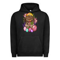 Pigment Black Rabbit And Carrot Easter Urban Hoodie - BundleAndBundleShop