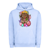 Pigment Grape Ice Rabbit And Carrot Easter Urban Hoodie - BundleAndBundleShop