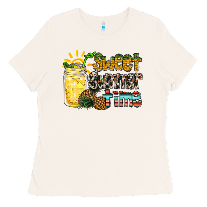 Sweet Summer Time Pineapple Ladies Tee by RacoonDesign | Teevron