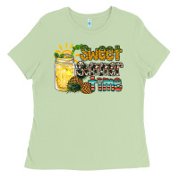 Matcha sweet summer time pineapple Ladies Tee - RacoonDesign