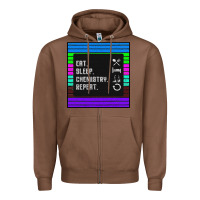 Chestnut Eat Sleep Chemıstray Repeat Zipper Hoodie - Bettercallsaul
