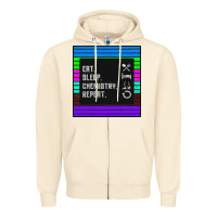 Sandshell Eat Sleep Chemıstray Repeat Zipper Hoodie - Bettercallsaul