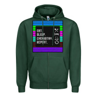 Sports Green Eat Sleep Chemıstray Repeat Zipper Hoodie - Bettercallsaul