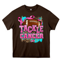 Chocolate Brown tackle cancer Heavy Core Tee - AdoDesignShop