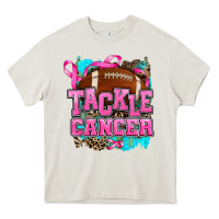 Cream tackle cancer Heavy Core Tee - AdoDesignShop
