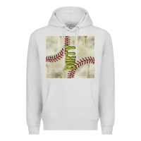 Dove Grey dirty baseball Premium Hoodie - TumblerDesignByShophia