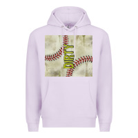 Lilac dirty baseball Premium Hoodie - TumblerDesignByShophia