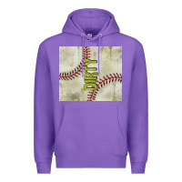 Purple dirty baseball Premium Hoodie - TumblerDesignByShophia