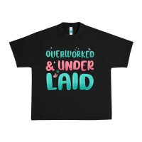 Black overworked underlaid Urban Heavy Tee - MaliasSmallBusiness