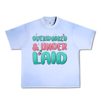 Grape Ice overworked underlaid Urban Heavy Tee - MaliasSmallBusiness