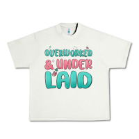 Pistachio overworked underlaid Urban Heavy Tee - MaliasSmallBusiness