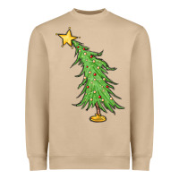 Mushroom trendy christmas tree Heavyweight Sweatshirt - MaliasSmallBusiness