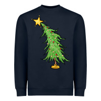 Trendy Christmas Tree Heavyweight Sweatshirt | Teevron