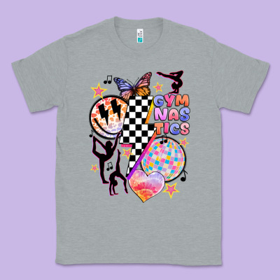 Retro Gymnastics Classic Tee Designed By Jahusdesignshop