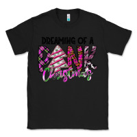 Black Dreaming Of A Pink Christmas Classic Tee - CowhideDigitalArt