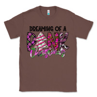 Chestnut Dreaming Of A Pink Christmas Classic Tee - CowhideDigitalArt