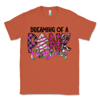 Copper Dreaming Of A Pink Christmas Classic Tee - CowhideDigitalArt