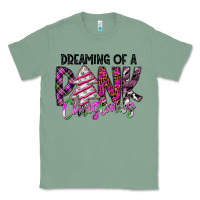 Sage Dreaming Of A Pink Christmas Classic Tee - CowhideDigitalArt