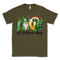 Army Green love st. patricks day gnome Classic Tee - MaliasSmallBusiness