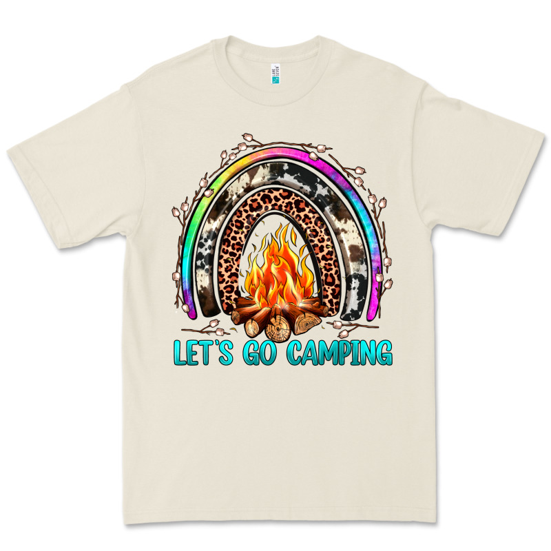 Let's Go Camping Rainbow Premium Tee by JahusDesignShop | Teevron